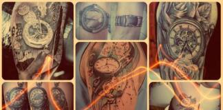 Татуировка Часов на Руке — Символ Времени Тату песочные часы смерть и рождение эскиз