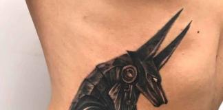 Anubis tattoo Egyptian god of death tattoo meaning