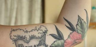 Tattoo ideas for girls: places of application