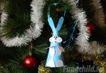 Bunny - Christmas tree toy