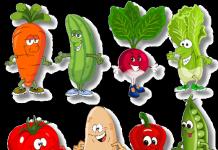 Educational riddles about vegetables and fruits Children's riddles about vegetables
