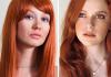 What makeup is suitable for red hair?